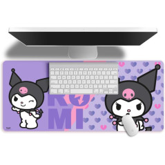 Kids Licensing - Grand tapis de bureau Kuroni 80 x 35 cm, tapis de jeu et de bureau, cadeau pour filles et fans de Sanrio