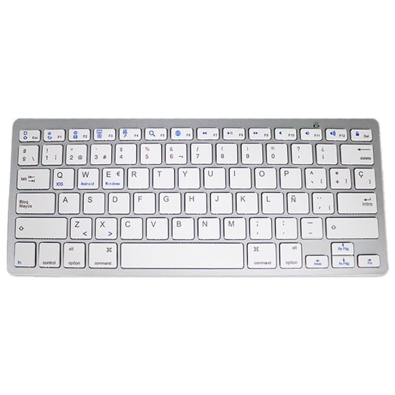 Cool Clavier Slim Bluetooth Blanc (Espagnol)