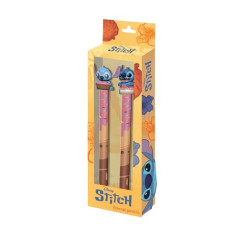 Disney Lilo et Stitch Mix-Pack de 2 Crayons Éternels, Jaune, 9,5 x 23 cm