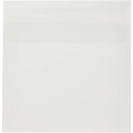 Durable 828019 Boite de 100 Pochettes adhésives pour CD/DVD CD/DVD