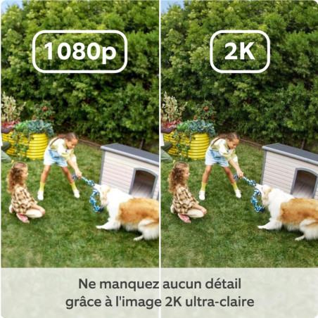 Ring caméra extérieure Plus sans fil (Outdoor Camera Plus Nouvelle génération) | Vidéo grand angle en 2K I Caméra de surveillanc