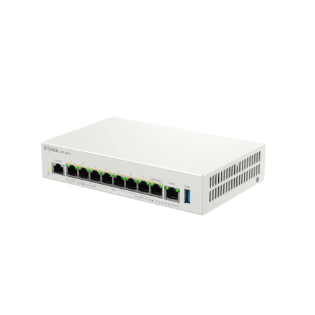 D-Link DBR-600-P Routeur PoE Professionnel – Routeur VPN Dual WAN 2,5G avec 8× Ports PoE+ (123W), Répartition de Charge Multi-WA