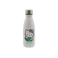 CYPBRANDS CyP Brands-Hello Kitty Sanrio Bouteille d'eau Bidon Gourde Horoscope Scorpion 550 ml Blanc Produit officiel