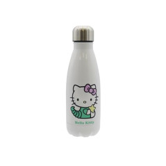 CYPBRANDS CyP Brands-Hello Kitty Sanrio Bouteille d'eau Bidon Gourde Horoscope Scorpion 550 ml Blanc Produit officiel