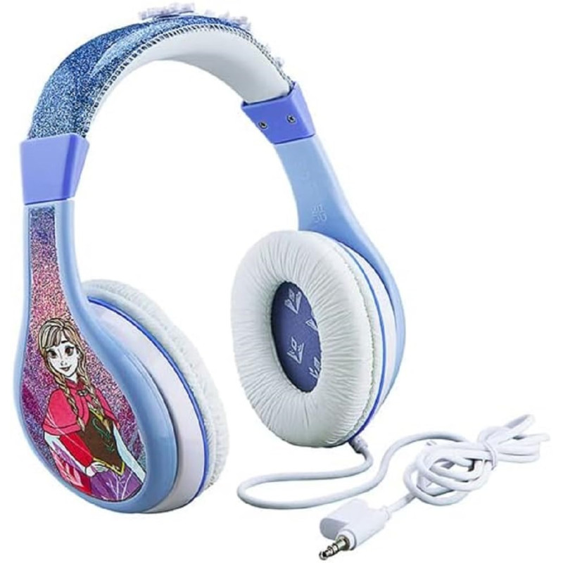 Disney Casque Reine des Neiges 2 kidsafe, FR-140, Bleu, Enfant avec limiteur de volume parental Disney Casque Reine des Neiges 2 kidsafe, FR-140, Bleu, Enfant avec limiteur de volume parental