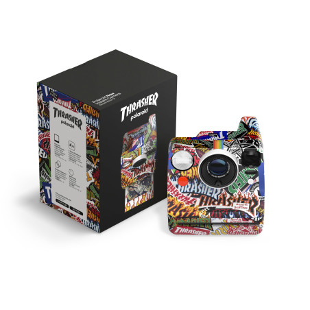 Polaroid Now 9187 Appareil Photo instantané de Type I 3ème génération – Édition Thrasher – Appareil Photo Uniquement sans Film