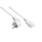 Good Connections Câble d'alimentation - 15 m - Prise de Terre Type E + F (CEE 7/7, coudée) vers Prise C13 IEC (Droite) - Conduct Good Connections Câble d'alimentation - 15 m - Prise de Terre Type E + F (CEE 7/7, coudée) vers Prise C13 IEC (Droite) - Conduct