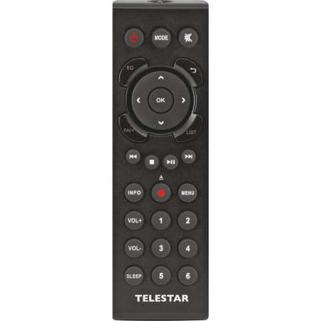 TELESTAR Top 300 – Radio Dab+/Internet avec Lecteur CD (stéréo, 2 × 15 W, Services de Streaming, Bluetooth Audio-Streaming & Fon
