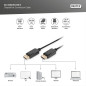 DIGITUS Câble de connexion Displayport - Displayport 1.3 - UHD-II 8k/30Hz - 4k/120Hz - 3.0m - adapté aux écrans, cartes graphiqu DIGITUS Câble de connexion Displayport - Displayport 1.3 - UHD-II 8k/30Hz - 4k/120Hz - 3.0m - adapté aux écrans, cartes graphiqu