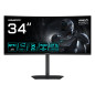 GIGABYTE GS34WQCA Écran Gaming Incurvé 34" WQHD – 3440 x 1440, 1500R, 120Hz, 1ms, 300 CD/m², FreeSync Premium, HDR Ready, HDMI 2 GIGABYTE GS34WQCA Écran Gaming Incurvé 34" WQHD – 3440 x 1440, 1500R, 120Hz, 1ms, 300 CD/m², FreeSync Premium, HDR Ready, HDMI 2