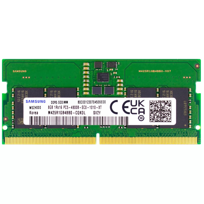 Mémoire RAM DDR5 M425R1GB4BB0-CQK 4800MHz SODIMM PC5-38400 1.1V 1Rx16 compatible pour ordinateur portable Lenovo Samsung Dell As