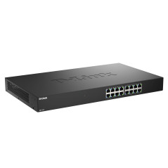 D-Link DMS-1016 Switch Ethernet Non Géré 16 Ports 2.5G | sans Ventilateur, Boîtier Métallique, Plug & Play, Écoénergétique | Idé