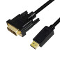 LOGILINK CV0131 ADAPTADOR DE CABLE DE VÍDEO 2 M DISPLAYPORT DVI NEGRO LOGILINK CV0131 ADAPTADOR DE CABLE DE VÍDEO 2 M DISPLAYPORT DVI NEGRO