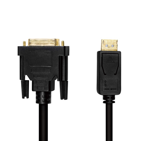 LOGILINK CV0131 ADAPTADOR DE CABLE DE VÍDEO 2 M DISPLAYPORT DVI NEGRO