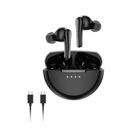 Belkin SoundForm Rhythm True Wireless Écouteurs sans Fil avec ANC et Micro Intégré, Réduction Active du Bruit, Recharge Rapide U