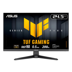 ASUS TUF Gaming VG257Q5A Moniteur Full HD 24,5" (200 Hz, ELMB Sync, Temps de réponse 0,5 ms, FreeSync Premium, 1920 x 1080, Gami