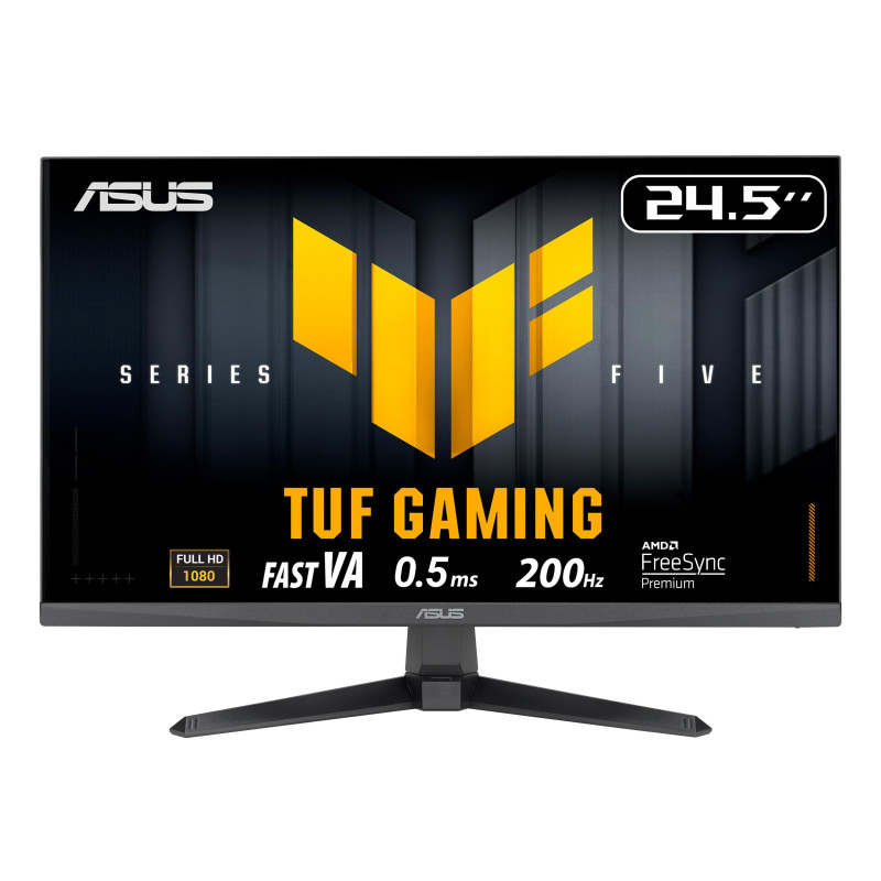 ASUS TUF Gaming VG257Q5A Moniteur Full HD 24,5" (200 Hz, ELMB Sync, Temps de réponse 0,5 ms, FreeSync Premium, 1920 x 1080, Gami ASUS TUF Gaming VG257Q5A Moniteur Full HD 24,5" (200 Hz, ELMB Sync, Temps de réponse 0,5 ms, FreeSync Premium, 1920 x 1080, Gami