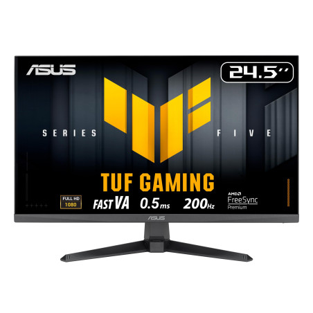 ASUS TUF Gaming VG257Q5A Moniteur Full HD 24,5" (200 Hz, ELMB Sync, Temps de réponse 0,5 ms, FreeSync Premium, 1920 x 1080, Gami