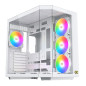 Boitier PC Cube EATX Xigmatek CUBI II Arctic (Blanc)