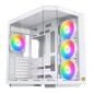 Boitier PC Cube EATX Xigmatek CUBI II Arctic (Blanc)