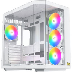 Boitier PC Cube EATX Xigmatek CUBI II Arctic (Blanc)