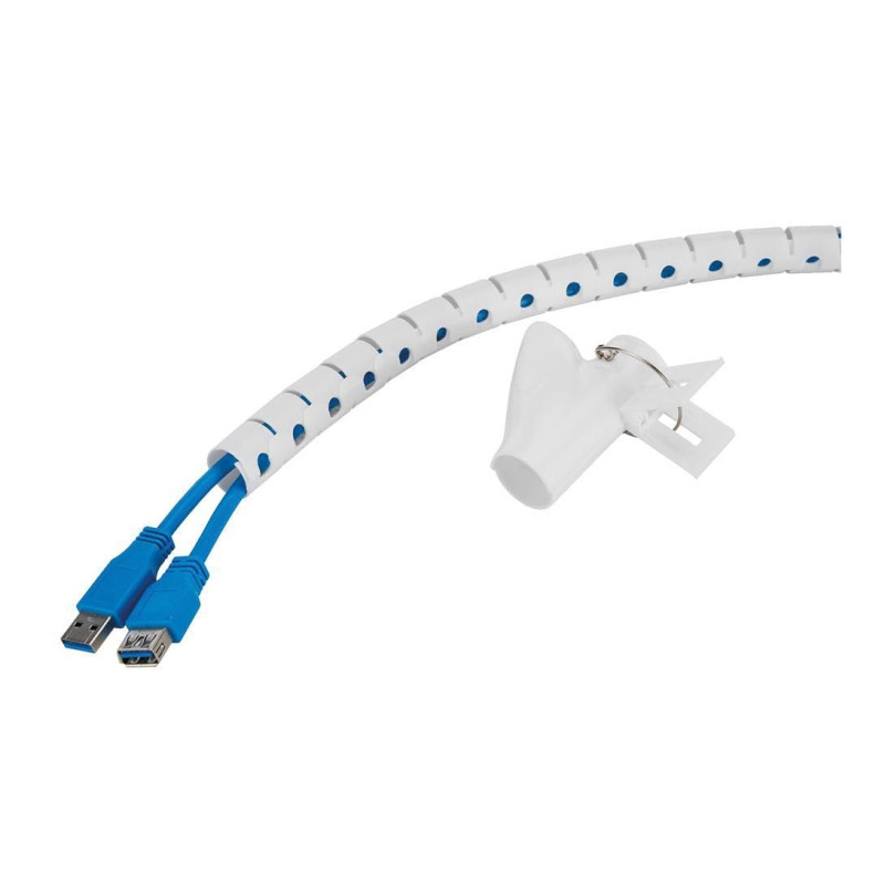 Neomounts ADS06-141WH Manchon de câble pour 1-4 câbles 20 mm universel blanc Neomounts ADS06-141WH Manchon de câble pour 1-4 câbles 20 mm universel blanc