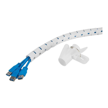Neomounts ADS06-142WH Manchon de câble universel pour 1 à 5 câbles Blanc