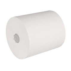 MAUL Lot de 6 rouleaux de serviettes en papier 2 épaisseurs 19,5 cm x 200 m | Serviettes pliantes en papier | Doux pour la peau