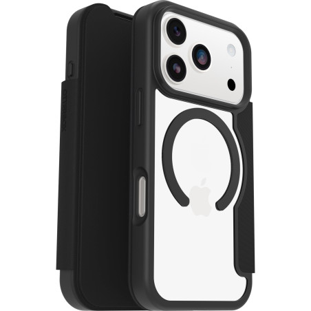 Otterbox Coque React Series Folio MagSafe pour iPhone 17 Pro, Antichoc, Anti-Chute, avec Emplacement pour Carte, testé Selon Les