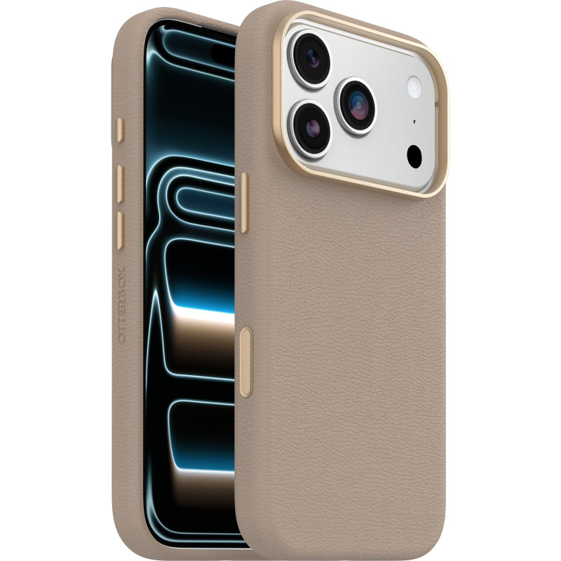 Otterbox Coque Symmetry Series Cactus Leather MagSafe pour iPhone 17 Pro, Antichoc, résistante aux Chutes, Protection Fine, supp Otterbox Coque Symmetry Series Cactus Leather MagSafe pour iPhone 17 Pro, Antichoc, résistante aux Chutes, Protection Fine, supp