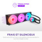 NZXT Kraken Core 360 RGB - Refroidisseur liquide AIO CPU - Radiateur 360 mm - Ventilateur monobloc 360 mm - Compatible AMD® AM5/ NZXT Kraken Core 360 RGB - Refroidisseur liquide AIO CPU - Radiateur 360 mm - Ventilateur monobloc 360 mm - Compatible AMD® AM5/