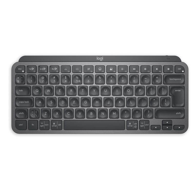 Logitech MX Keys Mini for Business - clavier rétroéclairé sans fil, Clavier US International QWERTY - Gris Logitech MX Keys Mini for Business - clavier rétroéclairé sans fil, Clavier US International QWERTY - Gris