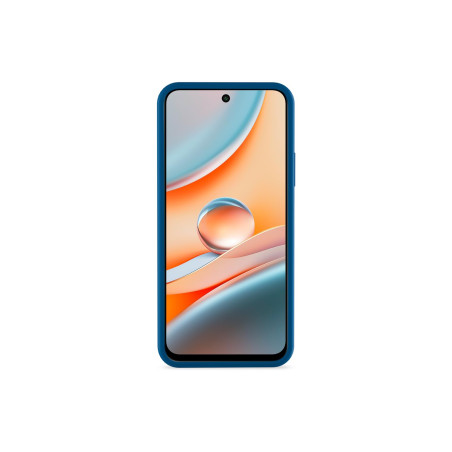 SPC Discovery 3 Pro Protection Pack – Coque en Silicone Bleue avec intérieur en Microfibre + 2 Verres trempés pour SPC Discovery