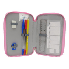 CYPBRANDS - Stitch, Trousse à Crayons 3 Niveaux, Fournitures Scolaires, Trousse à Crayons, Multicolore, Produit Officiel