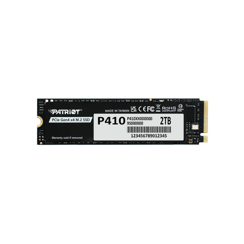 Patriot P410 2 to Internal SSD - NVMe PCIe Gen 4x4 - M.2 2280 - Sequential Read: Up to 5,000MB/s and Sequential Write: Up to 4,5 Patriot P410 2 to Internal SSD - NVMe PCIe Gen 4x4 - M.2 2280 - Sequential Read: Up to 5,000MB/s and Sequential Write: Up to 4,5