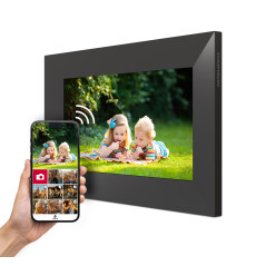 Thomson Cadre Photo Numérique 7 Pouces, Écran IPS, Écran Tactile HD, WLAN, Partage Direct Via App, Fonctions Intelligentes, Cadr