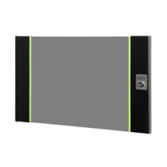 DIGITUS Porte de Rechange en Verre pour Armoire réseau Unique – 7 U – Compatible avec DN-19 07-U-SW, DN-19 07U-6/6-SW, DN-19 07-