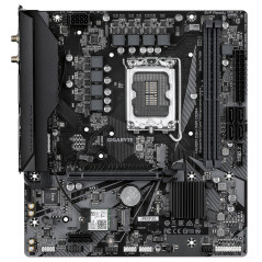 GIGABYTE H610M D3H WiFi DDR4 Carte Mère – Compatible avec processeurs Intel Core 14e génération, VRM 6+1+1 Phases, Jusqu’à 3200