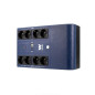 Woxter Multibase UPS 800 VA/480 W - Système d'alimentation sans Interruption, 8 Prises Schuko, 4 Ports USB, Bleu Woxter Multibase UPS 800 VA/480 W - Système d'alimentation sans Interruption, 8 Prises Schuko, 4 Ports USB, Bleu