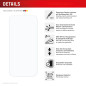 Displex Real Glass + coque de protection en verre véritable, compatible avec iPhone 17 Pro, cadre de montage écologique, résista Displex Real Glass + coque de protection en verre véritable, compatible avec iPhone 17 Pro, cadre de montage écologique, résista