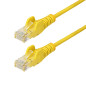 StarTech.com Câble Ethernet CAT6 Jaune Fin de 10m, Sans Accroc, 100W PoE, UTP, LSZH, Fil de Cuivre Pur 28AWG, Cordon RJ45 StarTech.com Câble Ethernet CAT6 Jaune Fin de 10m, Sans Accroc, 100W PoE, UTP, LSZH, Fil de Cuivre Pur 28AWG, Cordon RJ45