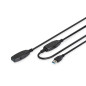 DIGITUS Câble d'extension actif USB 3.0 - Câble répéteur - USB A mâle vers USB A femelle - 15m - 5 Gbit/s - Plug & Play - Hotswa DIGITUS Câble d'extension actif USB 3.0 - Câble répéteur - USB A mâle vers USB A femelle - 15m - 5 Gbit/s - Plug & Play - Hotswa
