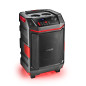 NGS Wild Bash - Enceinte Bluetooth 5.4 Portable 50 W RMS avec lumières LED RVB, Batterie Rechargeable Amovible, étanche IPX6, ka NGS Wild Bash - Enceinte Bluetooth 5.4 Portable 50 W RMS avec lumières LED RVB, Batterie Rechargeable Amovible, étanche IPX6, ka