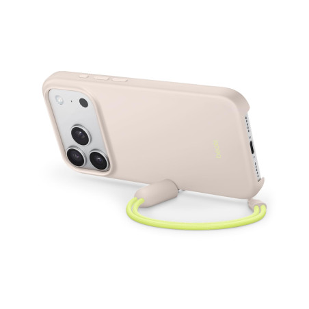 Beats Coque avec béquille pour iPhone 17 Pro équipée MagSafe avec Commande de l'appareil Photo, Support intégré et dragonne, Fin