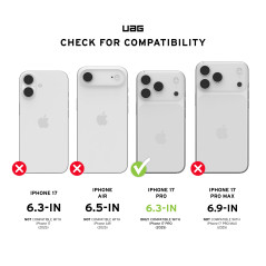 Urban Armor Gear Pathfinder MS Housse Compatible Apple iPhone 17 Pro Coque (Chargement sans Fil/magnétique, Protection Contre Le