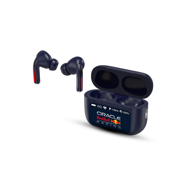 Red Bull Racing RB-EB110 Écouteurs Intra-Auriculaires Bluetooth avec réduction du Bruit ANC, Microphone ENC, Pilote 13 mm, contr Red Bull Racing RB-EB110 Écouteurs Intra-Auriculaires Bluetooth avec réduction du Bruit ANC, Microphone ENC, Pilote 13 mm, contr