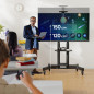 ONKRON Support TV roulettes pour 40-70 Pouces, Support Tele Professionel Charge Max 55 kg, Support TV sur Pied avec roulettes Ma ONKRON Support TV roulettes pour 40-70 Pouces, Support Tele Professionel Charge Max 55 kg, Support TV sur Pied avec roulettes Ma