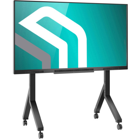 ONKRON Support TV roulettes pour 70-110 Pouces Écrans Interactifs & TVs, Pied Television Mobile Charge Max 125 kg, Support TV su