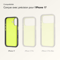 Beats Coque Haute résistance pour iPhone 17 équipée MagSafe avec Commande de l'appareil Photo, Protection Contre Les Chutes et L