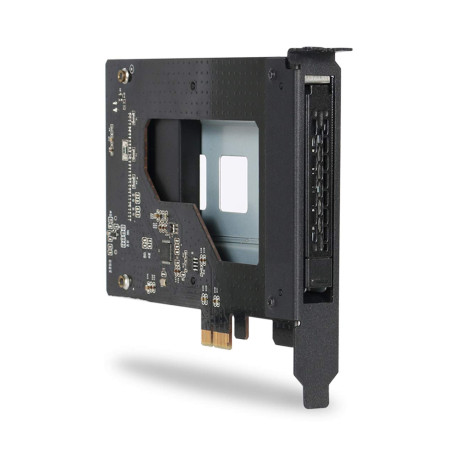 ICY DOCK Adaptateur M2 PCIe SSD vers PCI Express 2.0 x 1 avec Rack Amovible Hot-Swap SSD/HDD 2.5" SATA pour Port d'extention PCI
